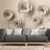 Gray sofa with mock up poster, Concept interior design, 3d rende