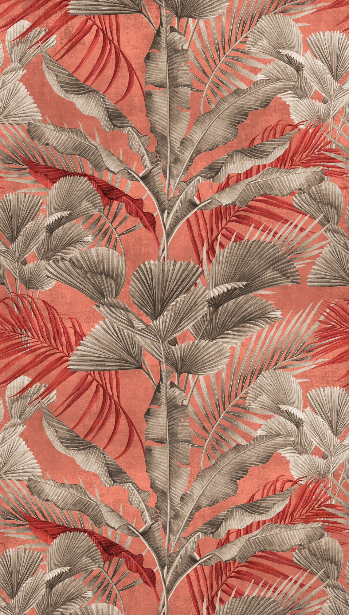 Watercolor,Painting,Coconut,banana,palm,Leaf,green,,pink,Leaves,Seamless,Pattern,Background.watercolor,Summer