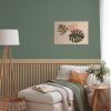 Friendly interior style. living room. Wall mockup. Wall art. 3d