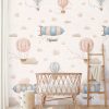 Interior,Of,The,Nursery,In,Boho,Style.,The,Wooden,Crib