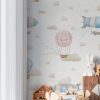 Interior,Background,Mock,Up,In,Children,Room,With,Natural,Wooden