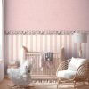 Mock,Up,Frame,In,Girl,Nursery,With,Natural,Wooden,Furniture,