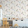 Mock,Up,Wall,In,Child,Room,Interior.,Interior,Scandinavian,Style.