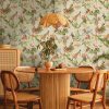 Boho,Vintage,Dining,Room,Interior,With,Poster,Mock,Up,Frame,